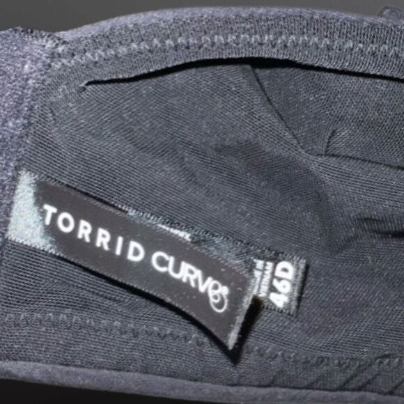 Plus Size Wireless Lightly Ligned Torrid Curve Bra Size 46D - Picture 4 of 6